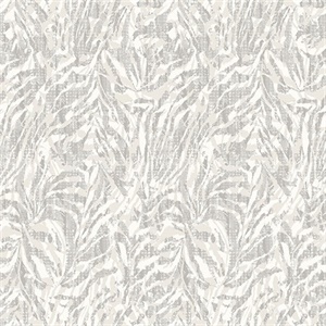 Davy Light Grey Zebra Wallpaper