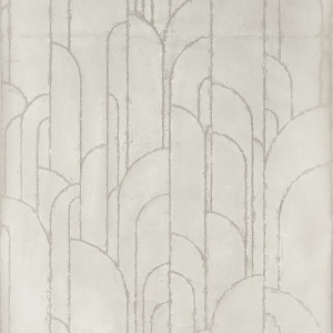 Deco Moon Gilver Wallpaper