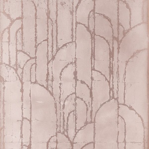 Deco Moon Rose Gold Wallpaper