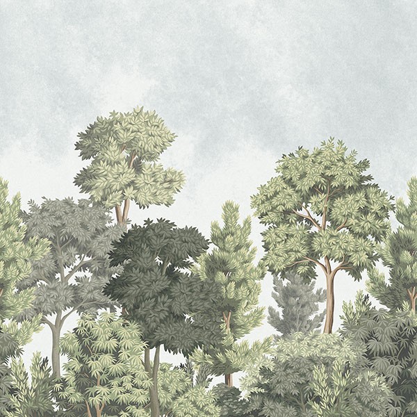 Delamere Green Wall Mural