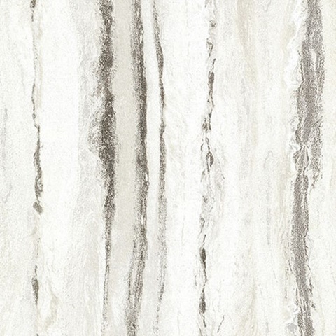 Delesse Platinum Marbled Wallpaper