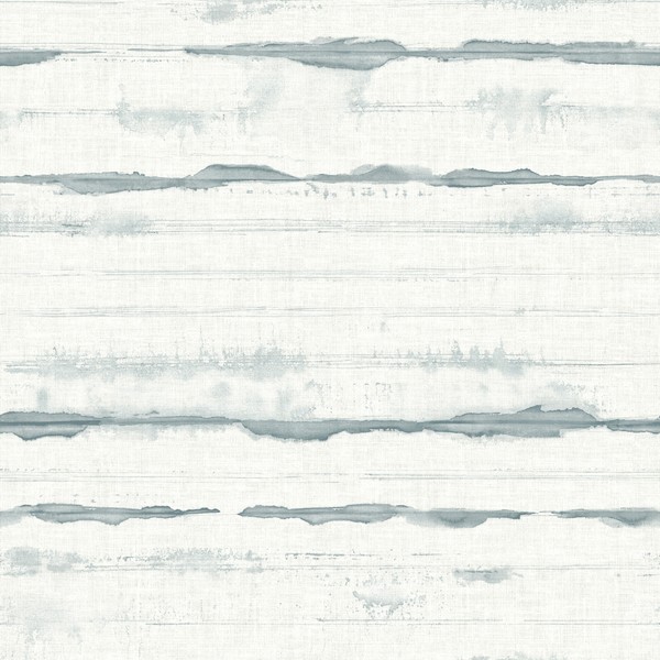 Destin Teal Stripe Wallpaper