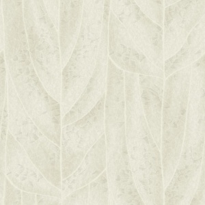 Dicot Neutral Leaf Wallpaper