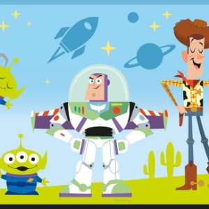 Disney and Pixar Toy Story 4 Border