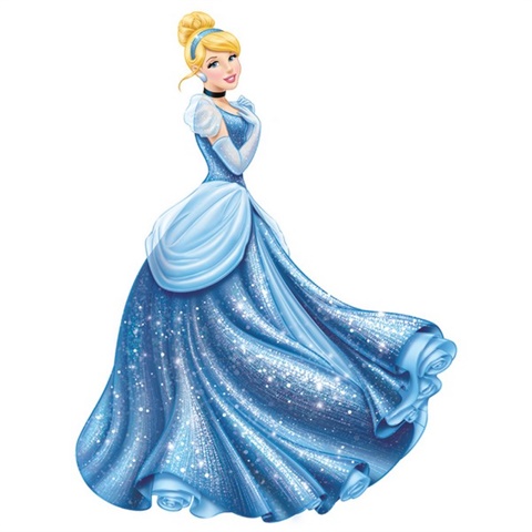 RMK1957GM Disney Princess Cinderella P &amp; S Decal