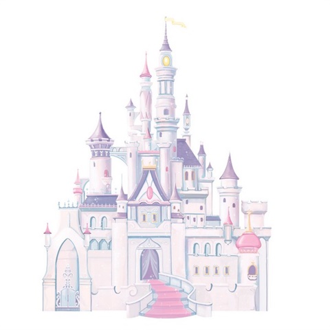 Disney Princess - Princess Castle Peel & Stick Giant Wall Decal