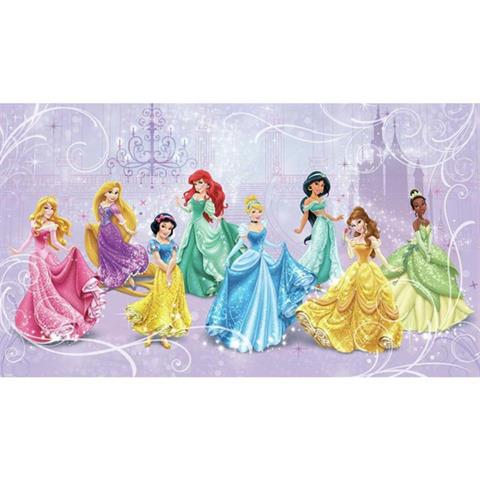 Disney Princess Royal Debut Prepasted Mural 6' X 10.5' - Ultra-Strippa
