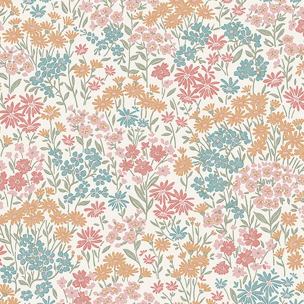 Ditsy Multi Daisies Wallpaper