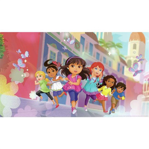 Dora and Friends Pre-Pasted Mural
