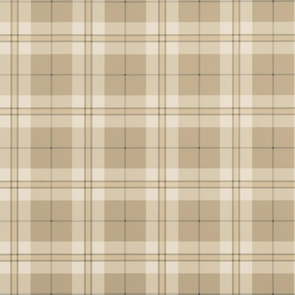 Douglas Plaid Camel Wallpaper