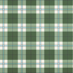 Douglas Plaid Green Wallpaper