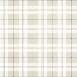Douglas Plaid Light Beige Wallpaper