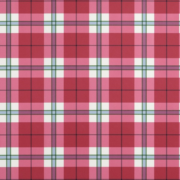 Douglas Plaid Red Wallpaper