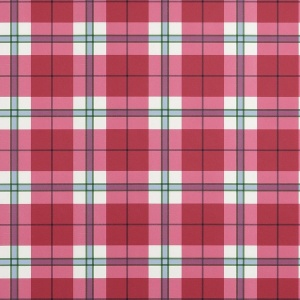Douglas Plaid Red Wallpaper