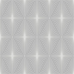 Draper Grey Geometric Wallpaper
