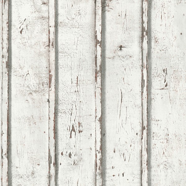 Dual Stripe Wood Effect Motif Wallpaper