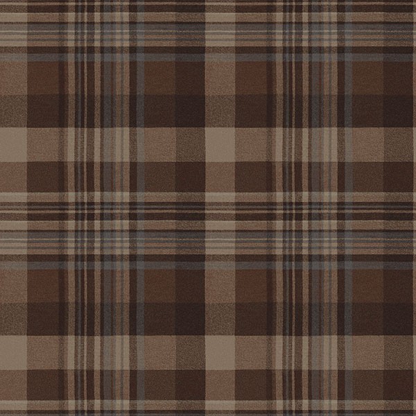 Dutton Plaid Rust Wallpaper