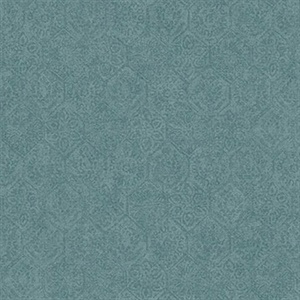 Edsel Blue Geometric Wallpaper
