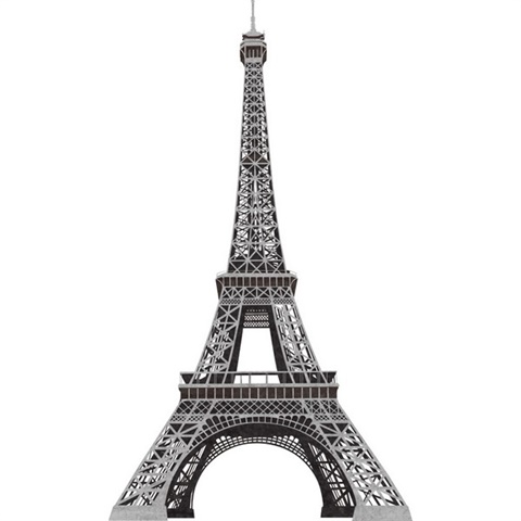 Eiffel Tower Peel & Stick Giant Wall Decal