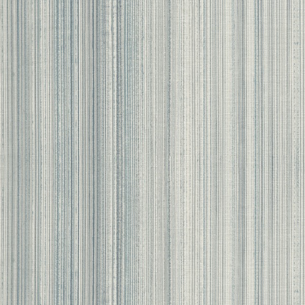 Elan Blue Ombre Stripe Wallpaper