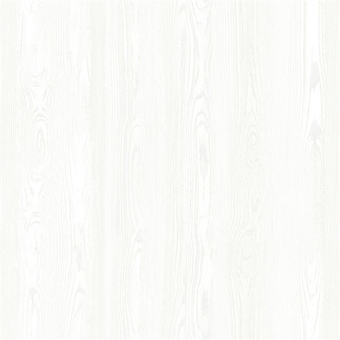 Elio White Wood Wallpaper