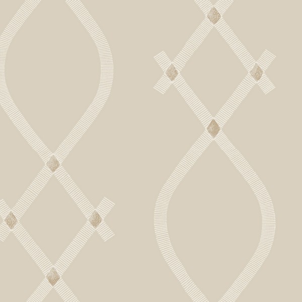 Ellena Beige Wallpaper