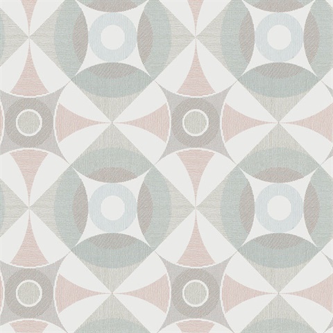 Ellis Multicolor Geometric Wallpaper