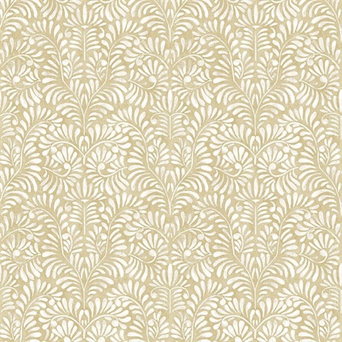 Elma Honey Fiddlehead Wallpaper