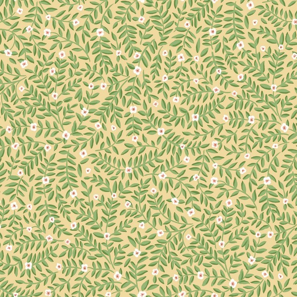 Elodie Gold Petite Floral Premium Peel + Stick Wallpaper