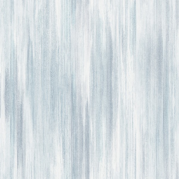 Elysian Sky Blue Ikat Wallpaper