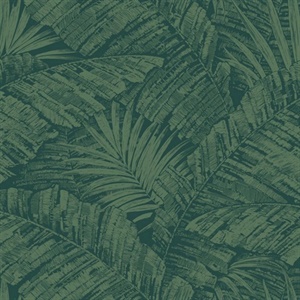 Emerald Forest Palm Cove Toile Wallpaper