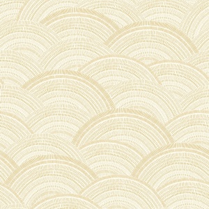 Encircle Yellow Geometric Wallpaper