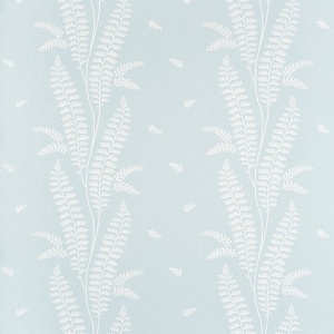 Ensbury Fern Soft Blue Wallpaper