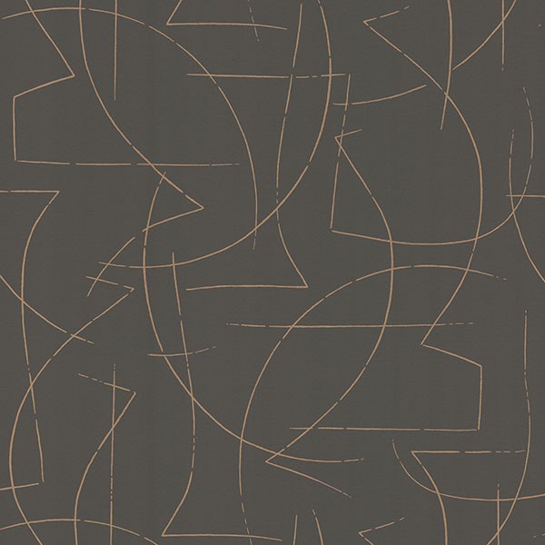 Enzo Pewter Abstract Wallpaper