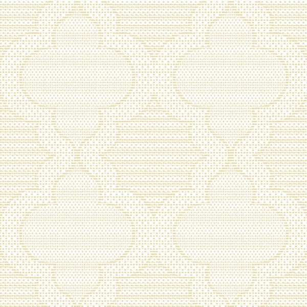 Ernest Yellow Quilted Quatrefoil Wallpaper
