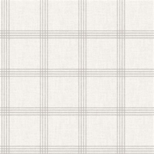 Ester Dove Plaid Wallpaper