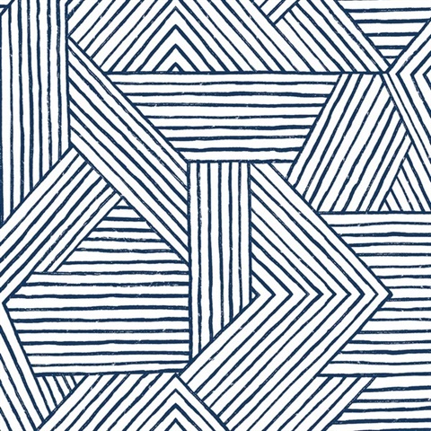 Etched Geometric Peel & Stick Wallpaper