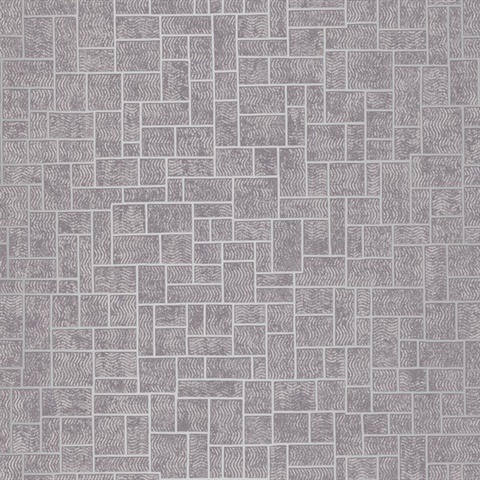 Etude Purple Geometric Wallpaper