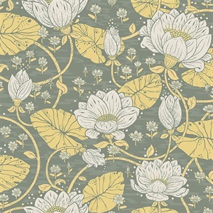 Eva Yellow Lotus Dreams Wallpaper