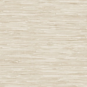 Exhale Dove Woven Faux Grasscloth Wallpaper
