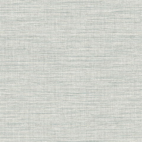 Exhale Seafoam Faux Grasscloth Wallpaper