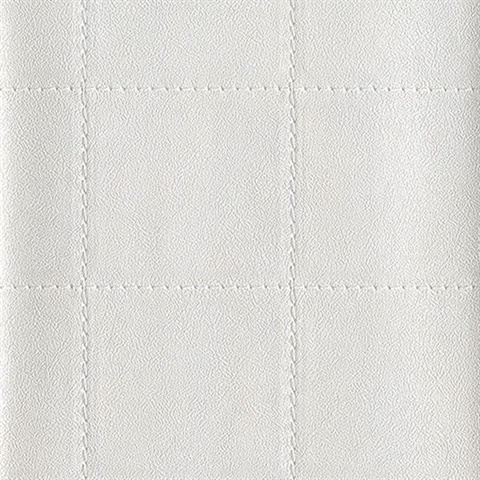 Fair 'N Square Pearl Faux Leather Wallpaper