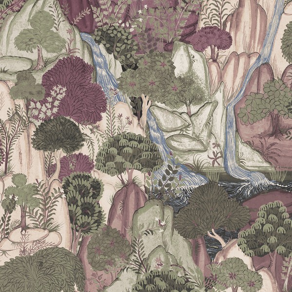 Falling Waters Plum Scenic Wallpaper