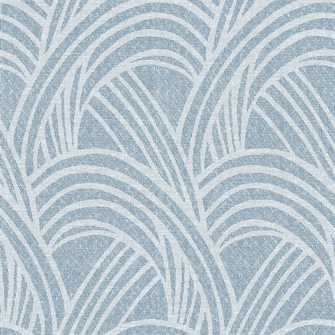 Farrah Blue Geometric Wallpaper
