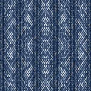 Felix Indigo Geometric Wallpaper