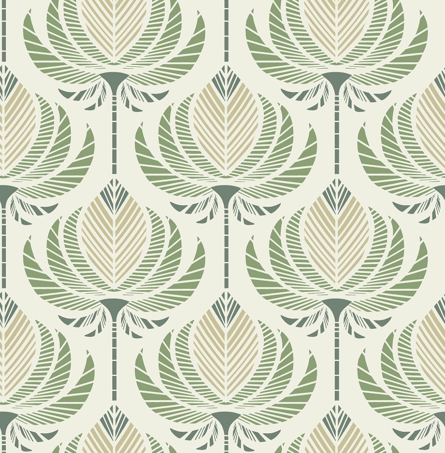Ferrenby Green Wallpaper