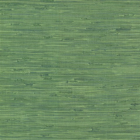 Fiber Green Weave Texture Wallpaper