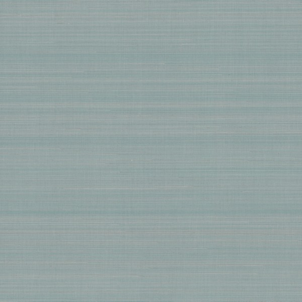 Fine Abaca Ice Blue Grasscloth Wallpaper