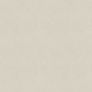 Fine Line Beige Geometric Wallpaper