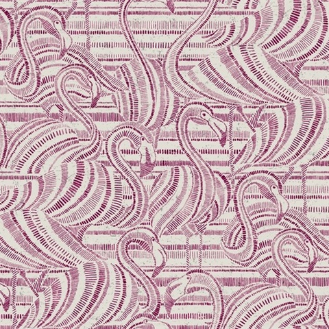 Flamingo Flamboyance Wallpaper